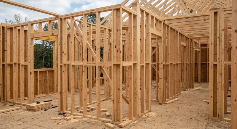 Building Addition Framing in Conroe, TX